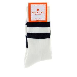 Gallo Men White Stretch Cotton Blend Socks